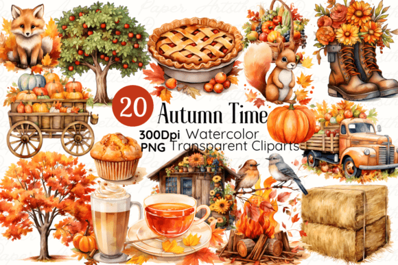 Download Autumn Clipart Fall Watercolor Clipart - Fall watercolor clipart Collection