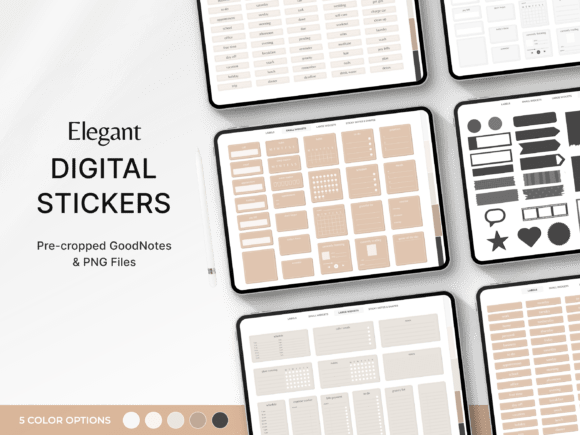 Download Digital Planner Stickers, GoodNotes - Planner stickers Collection