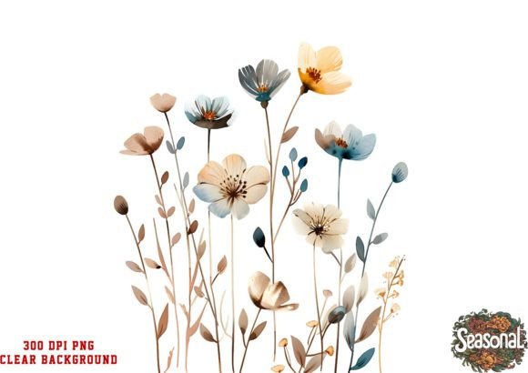 Download Botanical Wildflower Elements - Premium Resources