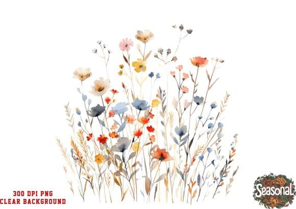 Download Vibrant Wildflower Clipart - Wildflower Collection
