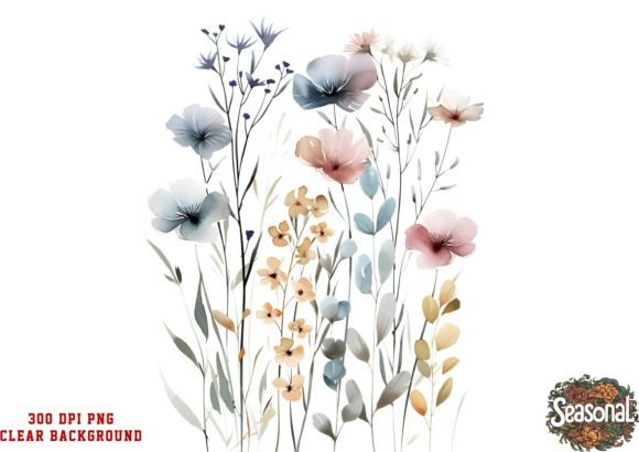 Download Springtime Wildflower Clipart - Wildflower Collection