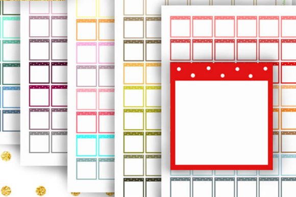 Download Reminders Planner Stickers Boxes Dots - Planner stickers Collection