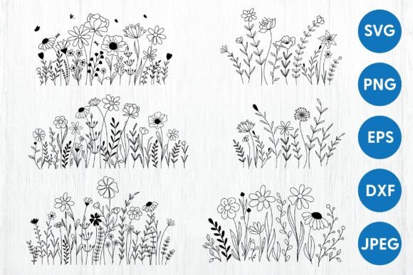 Download Wildflowers Svg Bundle | Wildflower Svg - Premium Resources